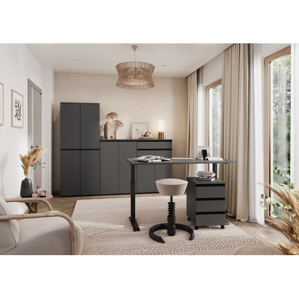 Armadio color antracite 81x197 cm Bedano - Germania-image-1