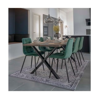 Sedie da pranzo verdi in un set di 2 Middelfart - House Nordic