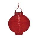 Lanterna solare LED rossa da esterno, ø 30 cm - Star Trading