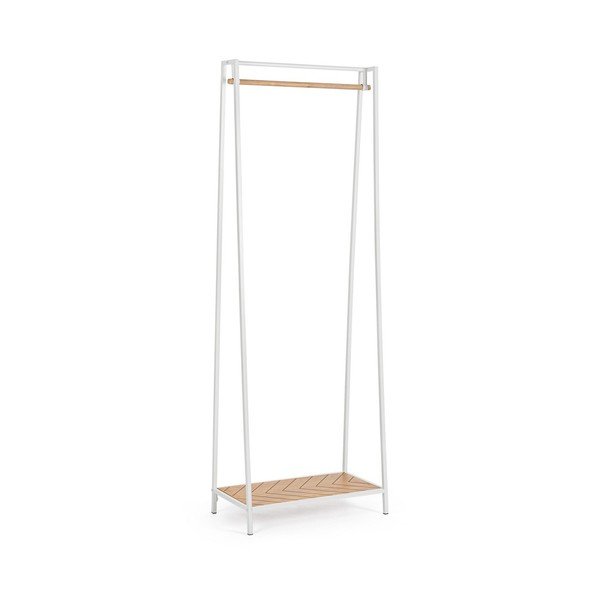 Stand appendiabiti bianco/di colore naturale in acciaio 63x180x34 cm Haldor – Yes Everyday