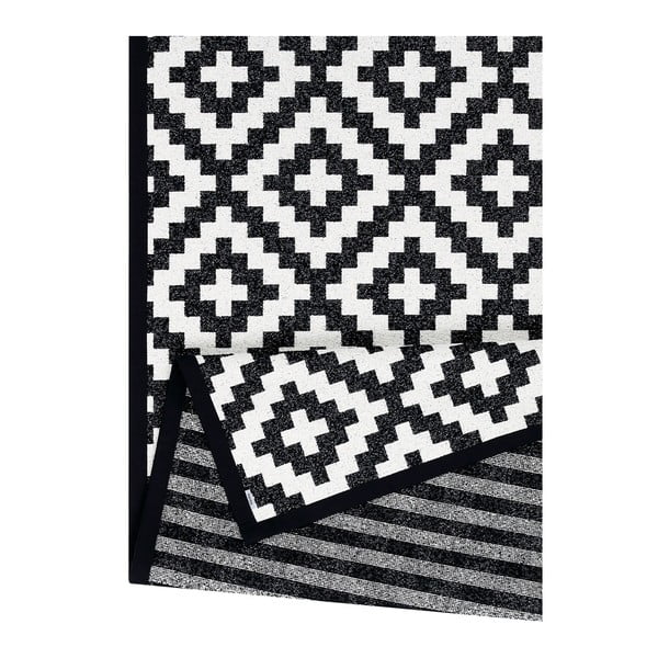 Tappeto bifacciale a motivi bianchi e neri , 160 x 230 cm Viki - Narma-image-4