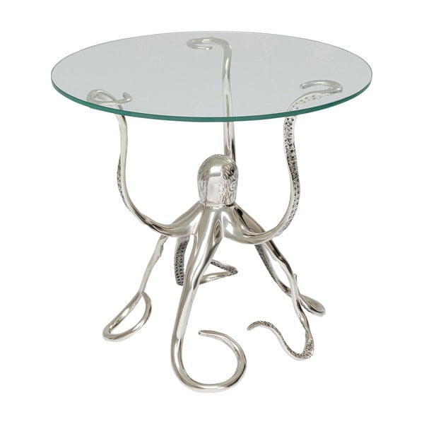 Tavolino di design in argento Octopus, ø 48 cm - Kare Design