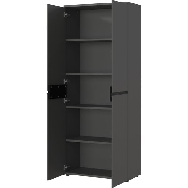 Armadio color antracite 81x197 cm Bedano - Germania-image-3