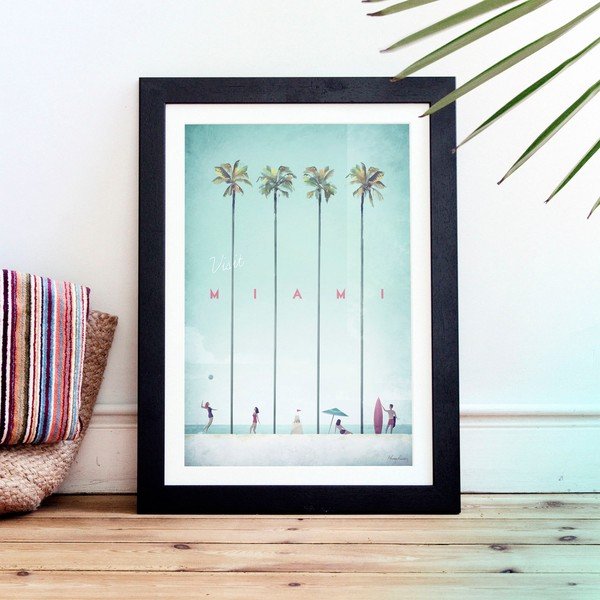 Poster , 30 x 40 cm Miami - Travelposter-image-1