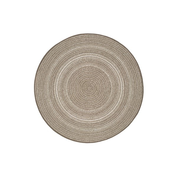 Tappeto da esterno beige , ⌀ 120 cm Silvana Rutto - Universal