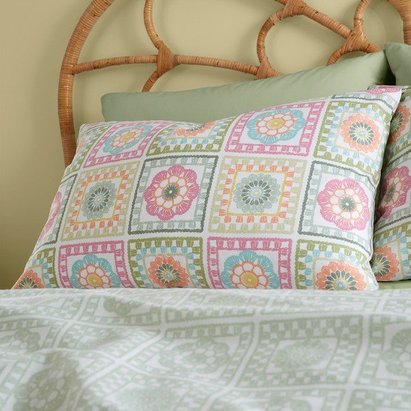 Biancheria per letto matrimoniale 200x200 cm Crochet Print - Catherine Lansfield-image-3