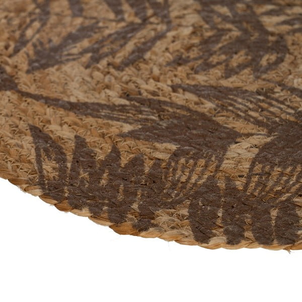 Tovaglietta in iuta ø 38 cm Leafy - Ixia-image-2