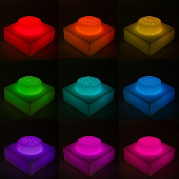 Lampada da tavolo per bambini bianca Iconic – LEGO®-image-2
