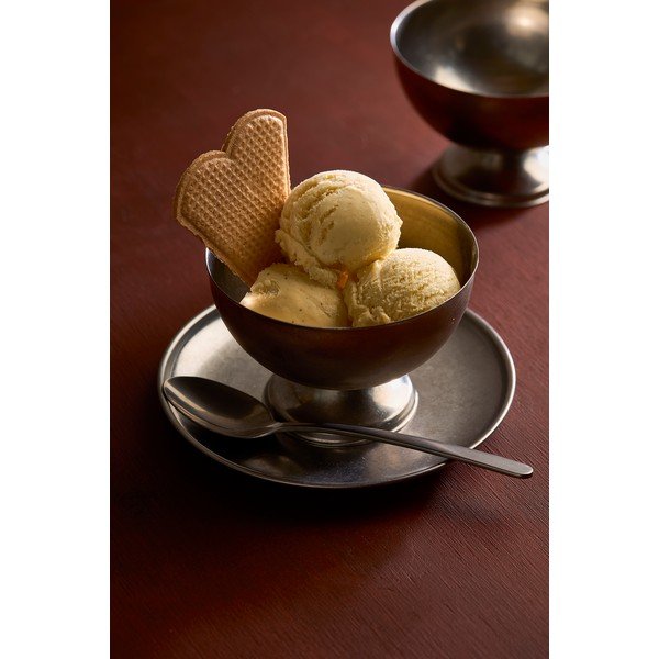 Calice per il gelato argentato in metallo Serve – BonBistro-image-1
