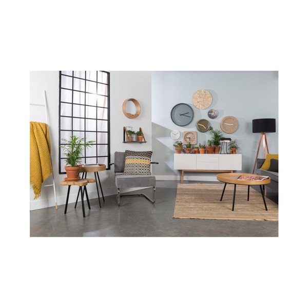 Orologio da parete in marmo bianco - Zuiver-image-4