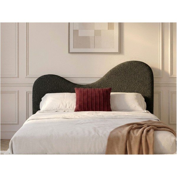 Letto matrimoniale imbottito verde imbottito con rete inclusa 180x200 cm Celina – Bobochic Paris-image-2