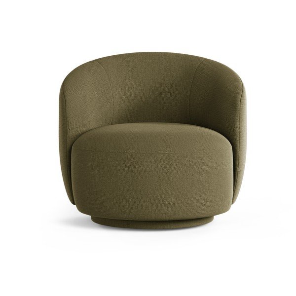 Poltrona verde girevole Letizia – Micadoni -image-1