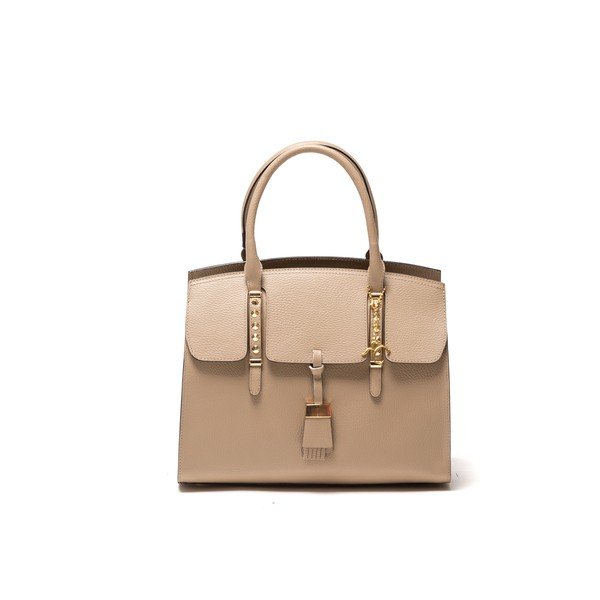 Kožená kabelka Renata Corsi 1080 světle hnědá