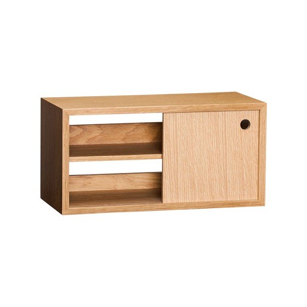Mensola di colore naturale con effetto rovere 40 cm Slide – Hübsch