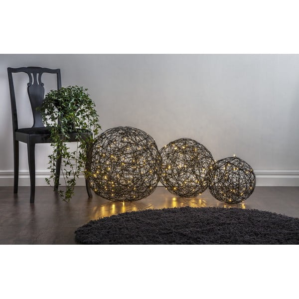 Decorazione luminosa a LED per esterni in acciaio inox Dark , ø 37,5 cm Trassel - Star Trading-image-1