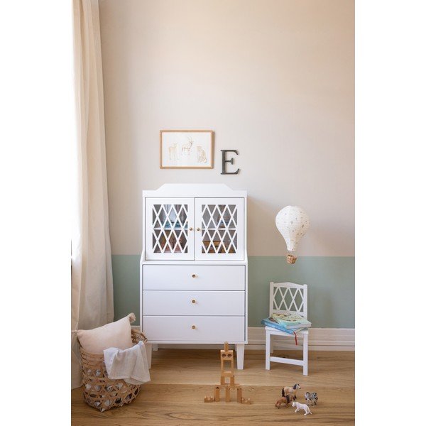 Sedia per bambini bianca Harlequin – Cam Cam Copenhagen-image-3