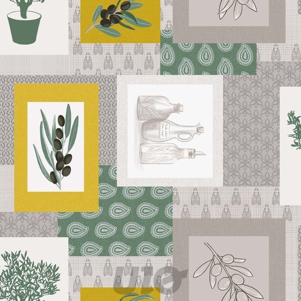 Tovaglia lavabile 140x300 cm Graziella - douceur d'intérieur-image-1