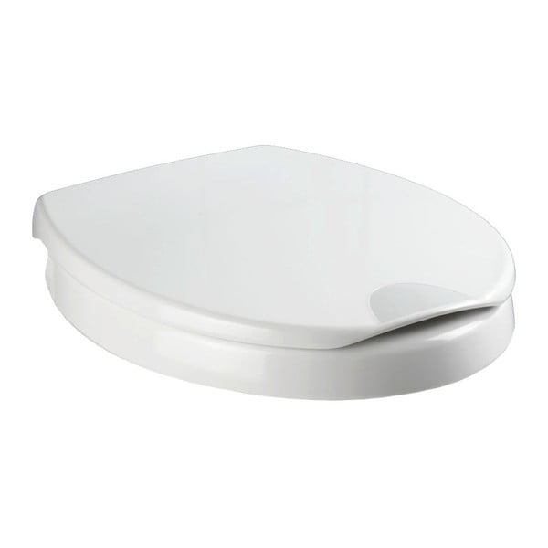 Sedile per wc leggermente rialzato con chiusura facilitata per anziani , 43,5 x 37 cm Secura - Wenko