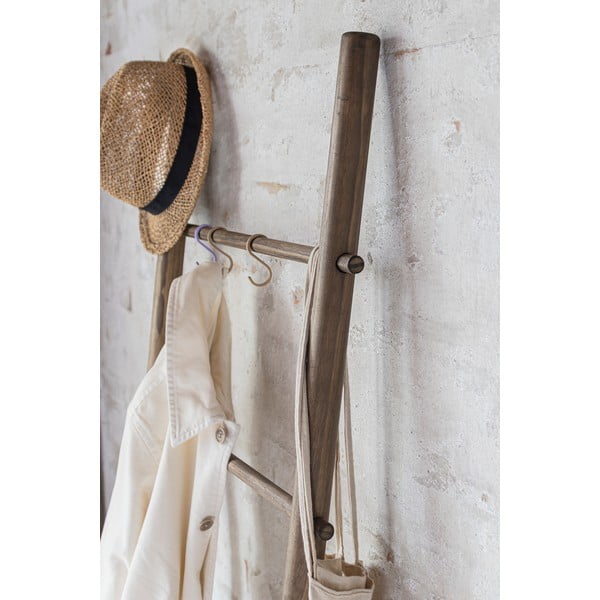 Scala portasciugamani in legno marrone Roots - Mette Ditmer Denmark-image-4