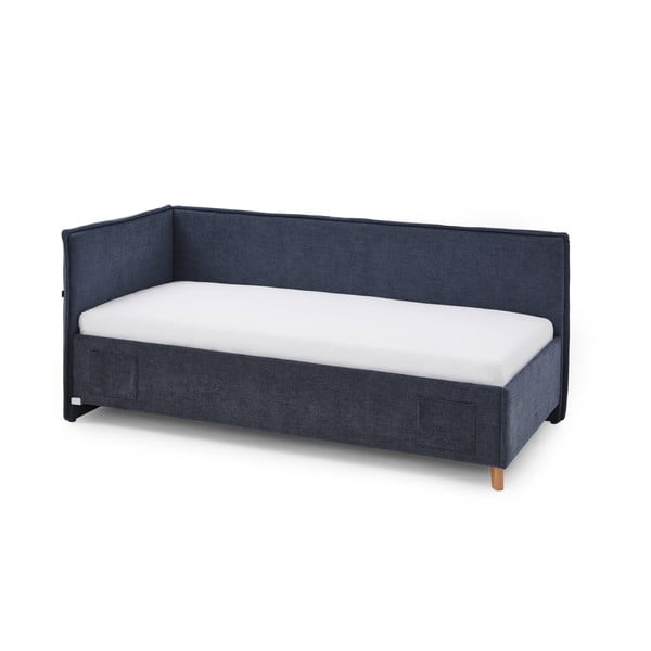 Letto da bambini blu scuro con sponde 120x200 cm Fun – Meise Möbel