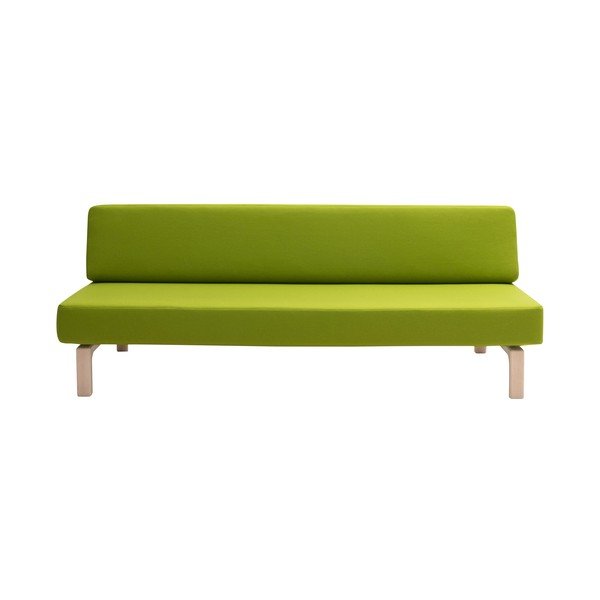 Divano letto verde lime Lazy - Softline-image-2