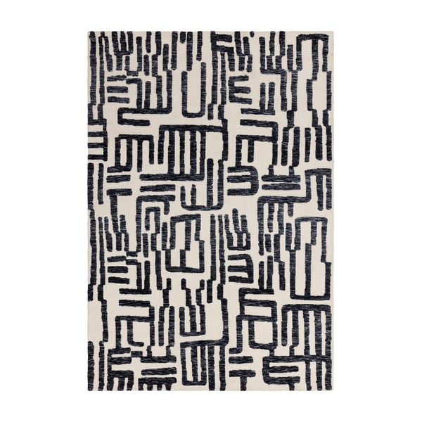 Tappeto bianco e nero 160x230 cm Mason - Asiatic Carpets