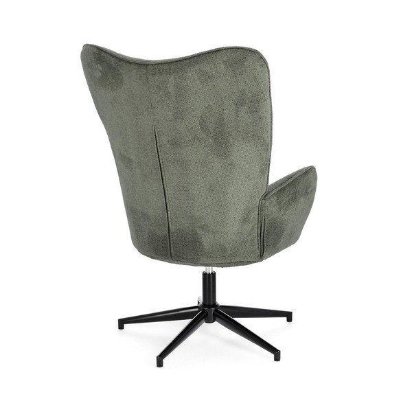 Poltrona verde girevole Inas – Bizzotto-image-4
