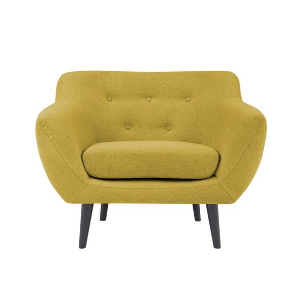 Poltrona piemontese gialla - Mazzini Sofas