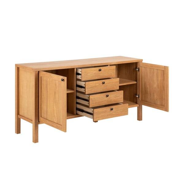 Cassettiera bassa in rovere 160x82 cm Brentwood - Actona-image-2
