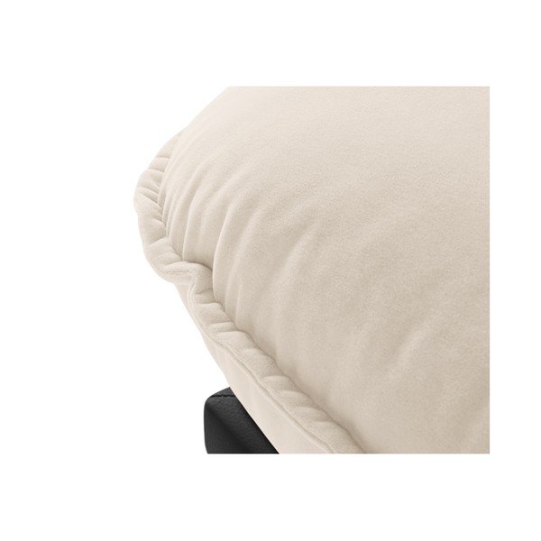 Divano angolare in velluto beige, angolo sinistro Auguste - Interieurs 86-image-1