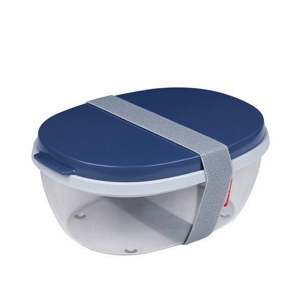 Insalatiera con coperchio blu scuro Ellipse - Mepal