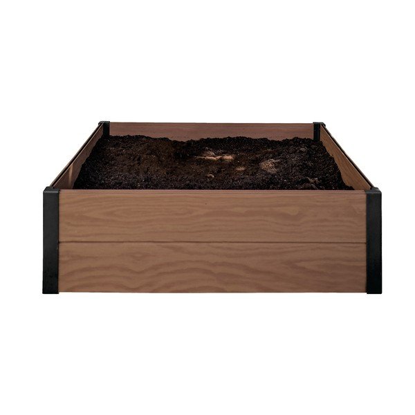 Hnědý truhlík na květiny Keter Maple Square-image-1