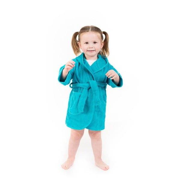 Accappatoio blu in cotone taglia 1-2 anni - Tiseco Home Studio-image-2