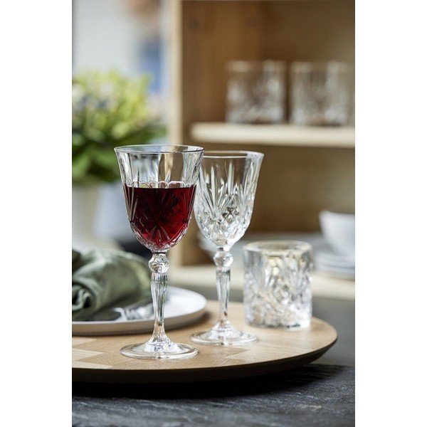 Set di bicchieri da vino 
in vetro di cristallo
 4 pz 210 ml Melodia – Lyngby Glas-image-1