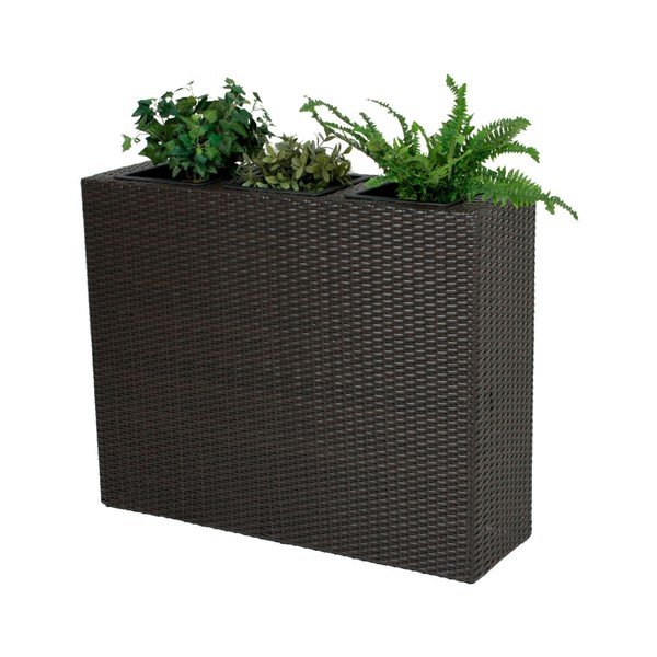 Fioriera da giardino marrone scuro Divisorio per ambienti ADDU - Garden Pleasure-image-1