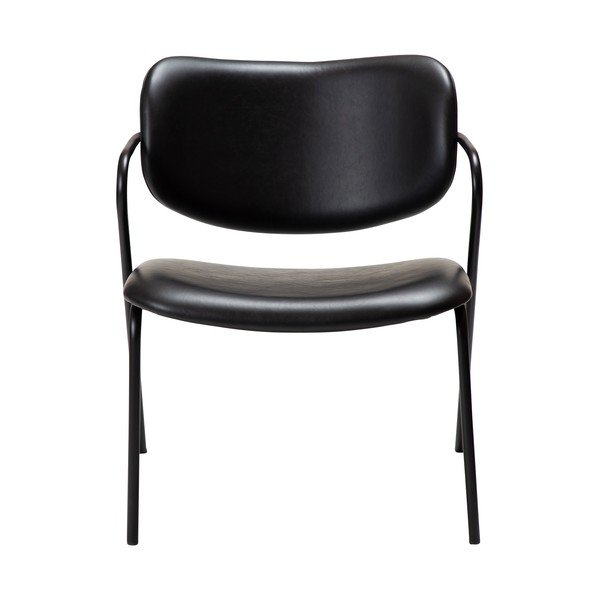 Poltrona in similpelle nera Zed - DAN-FORM Denmark-image-1