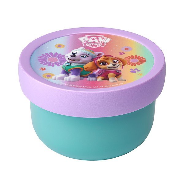 Scatola per la merenda dei bambini con forchetta Paw patrol girls - Mepal