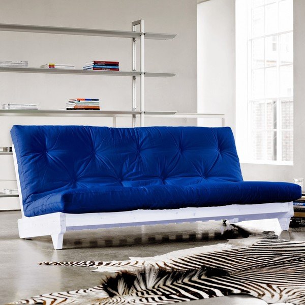 Rozkládací pohovka Karup Fresh White/Royal