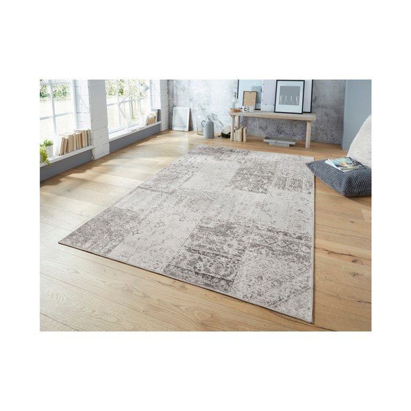 Tappeto grigio e crema Denain, 80 x 150 cm Pleasure - Elle Decoration-image-4