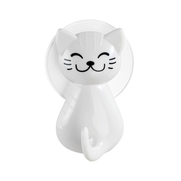 Gancio da parete bianco Cat - Wenko-image-3