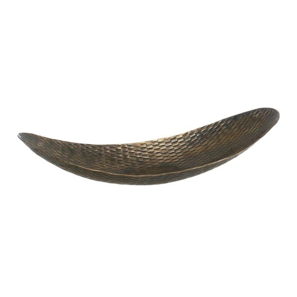 Vassoio decorativo in metallo 48x16 cm Bronze - Ixia