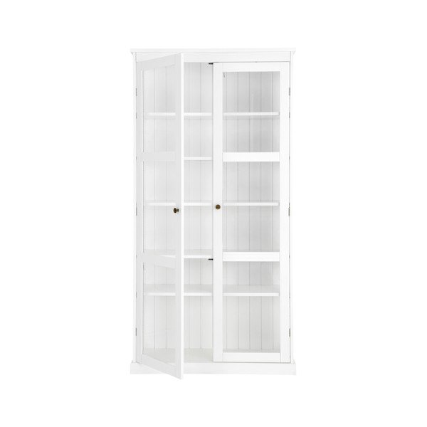 Vetrina bianca in MDF 98x193x34 cm Wilma – Ellos Home-image-4