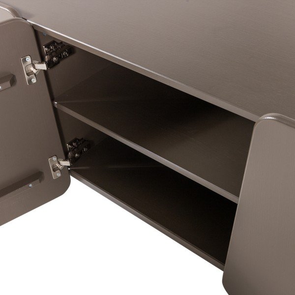 Mobile TV marrone in pino massiccio 200x58x45 cm Root – WOOOD-image-4