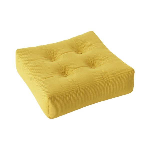 Divano pouf in velluto a coste Miele More - Karup Design