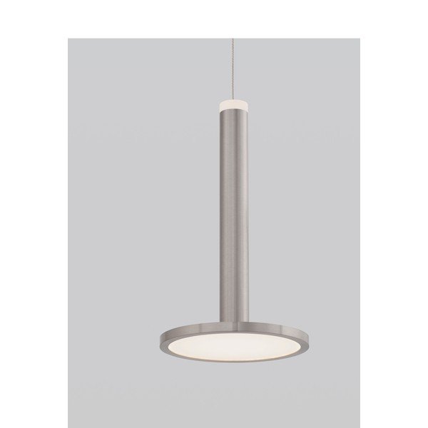 Lampadario LED color argento opaco in metallo ø 15 cm Palencia – Nova Luce-image-1