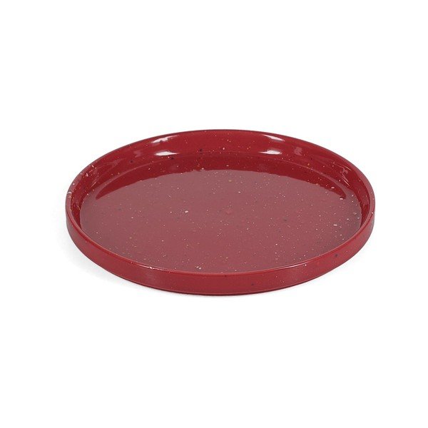 Piatto da dolce burgundy in porcellana ø 20,5 cm Fika – ONA-image-3