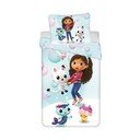 Biancheria da letto per bambini in microfibra per letto singolo 140x200 cm Gabby's Dollhouse "bubbles" – Jerry Fabrics