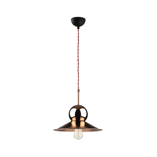 Lampada a sospensione in metallo nero in rame Opviq luci Stathis - Opviq lights
