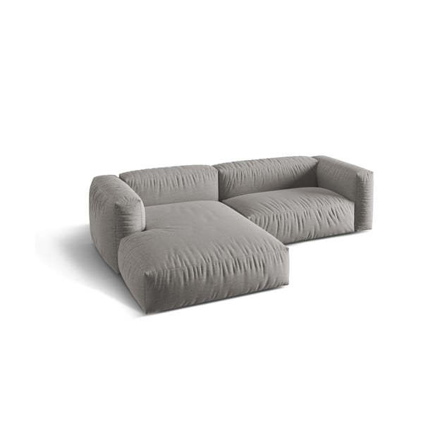 Divano angolare modulare grigio chiaro (angolo sinistro) Martina - Micadoni Home-image-1