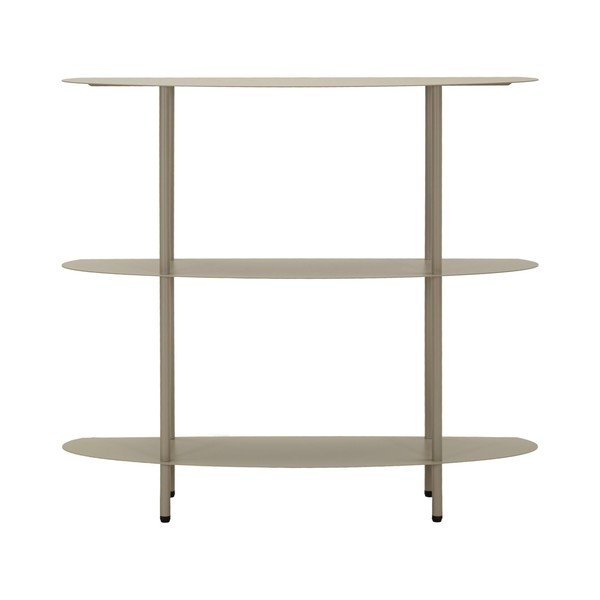 Tavolo consolle greige in metallo 28x90 cm Saturn – Mauro Ferretti-image-4